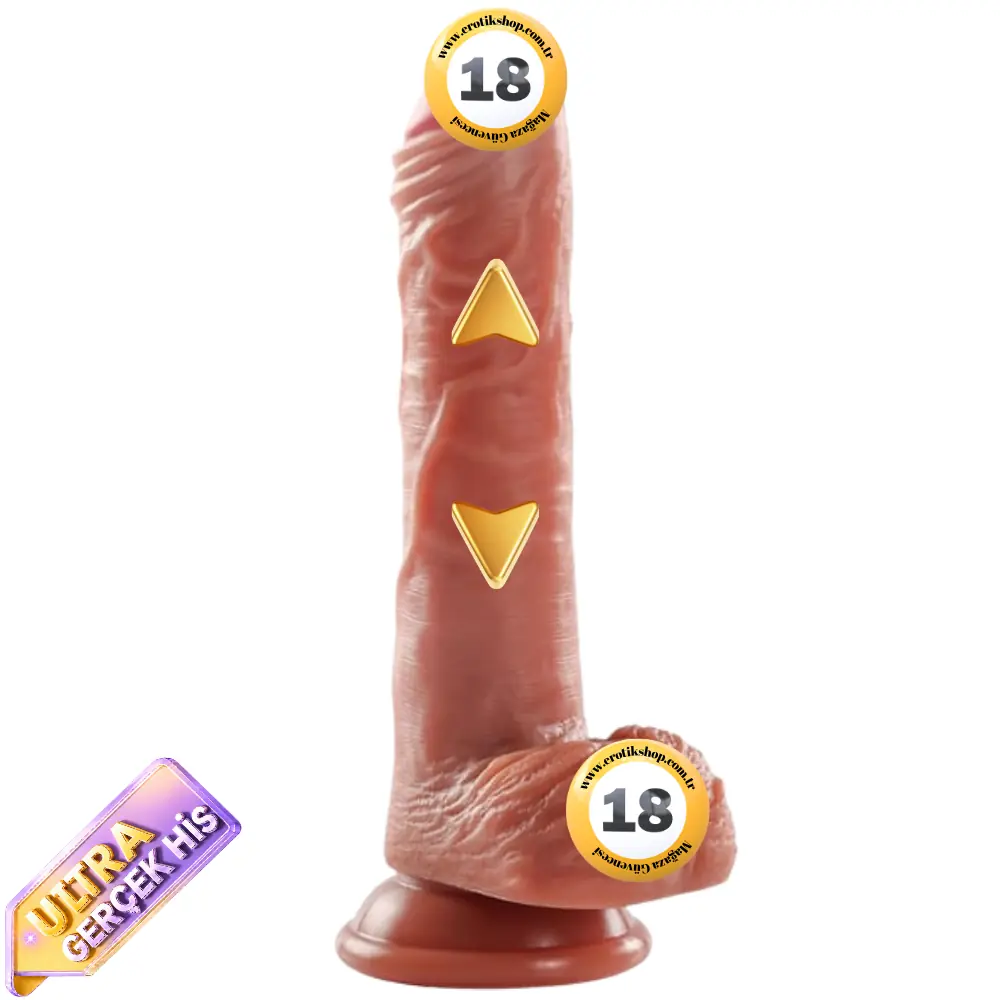 The Dildo Vibe Marshall İleri Geri Hareketli Realistik Vibratör
