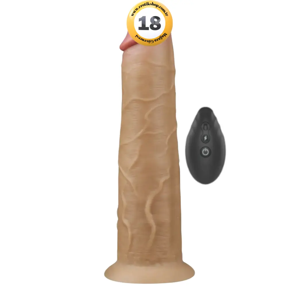 Lovetoy Dual Layered Platinum Silicone 20.5 Cm Titreşimli Realistik Penis