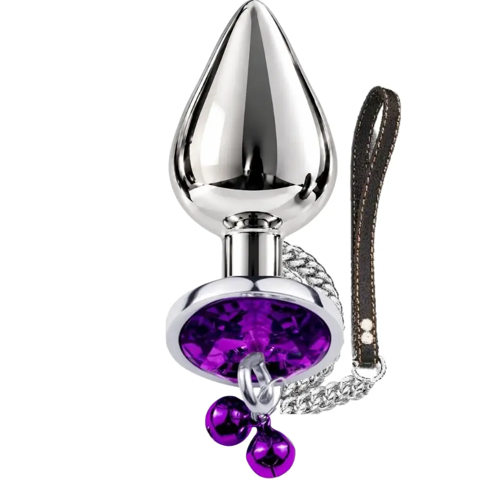 The Anal Fantasy Asslock Tasmalı Metal Anal Plug – Medium