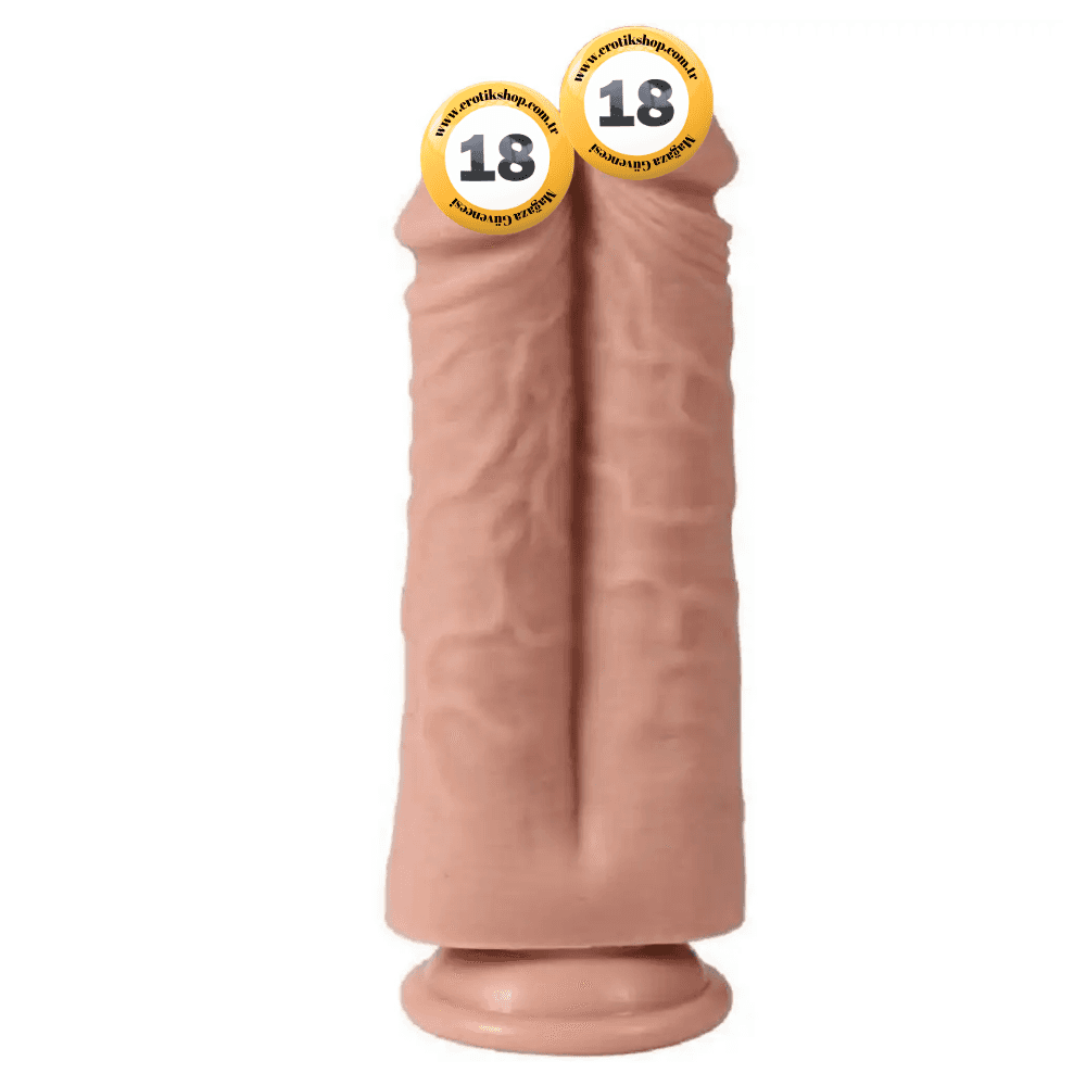 The Dick Anthony Double Yumuşak Dokulu Çiftli Realistik Dildo