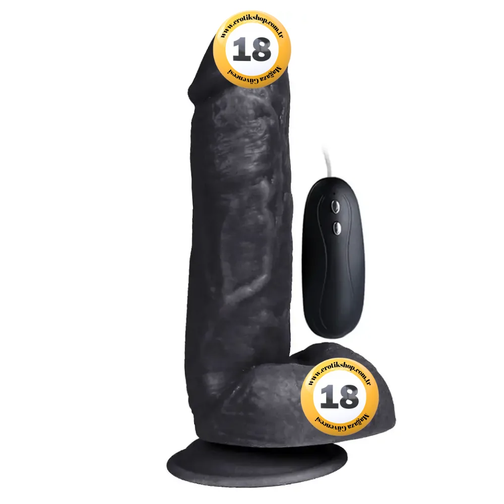 Xise Dildo Series Kassadin 18 cm Titreşimli Realistik Penis XS-WBC10029-V Black