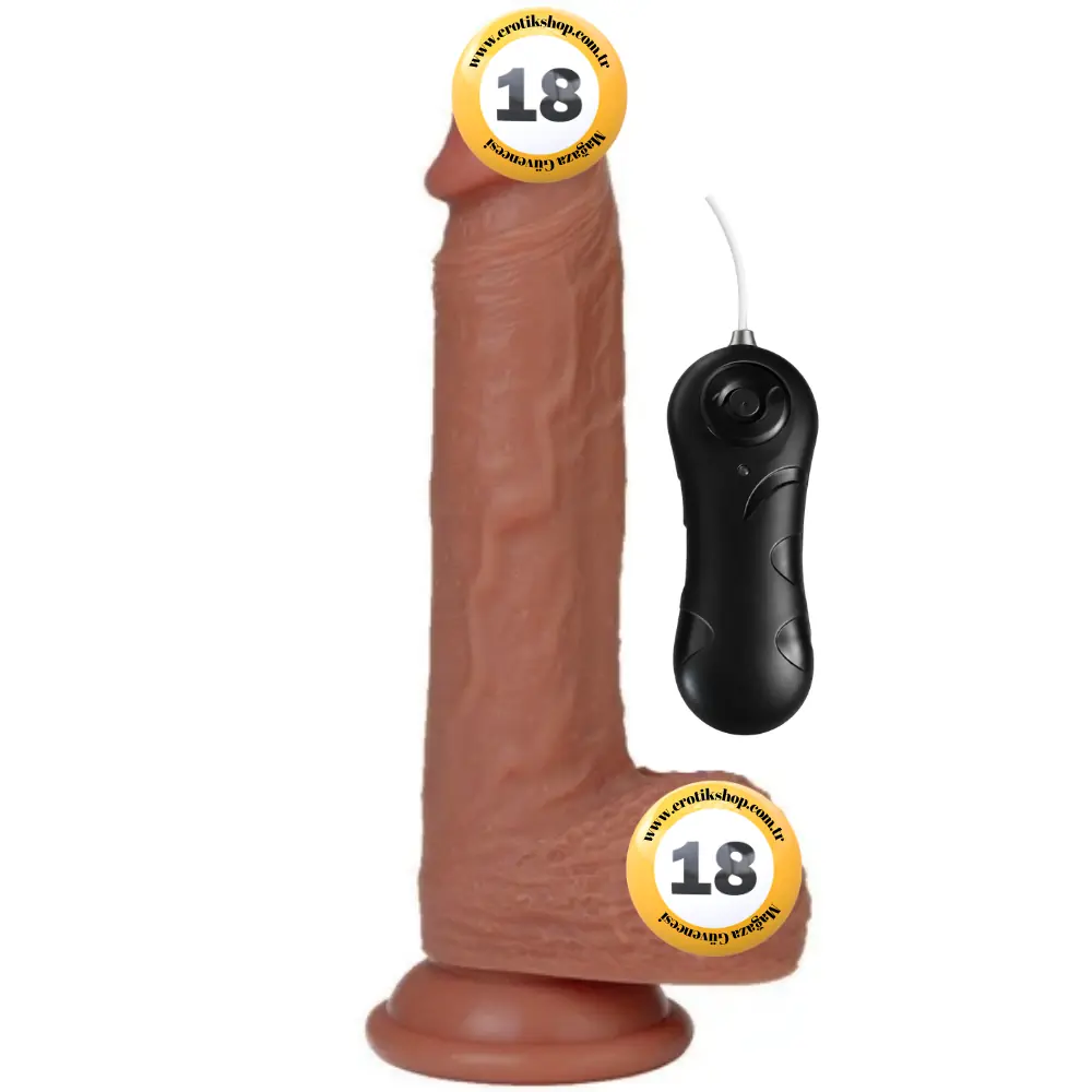 The  Dick Stimulation Of Skin Gerçekçi Titreşimli Realistik Penis