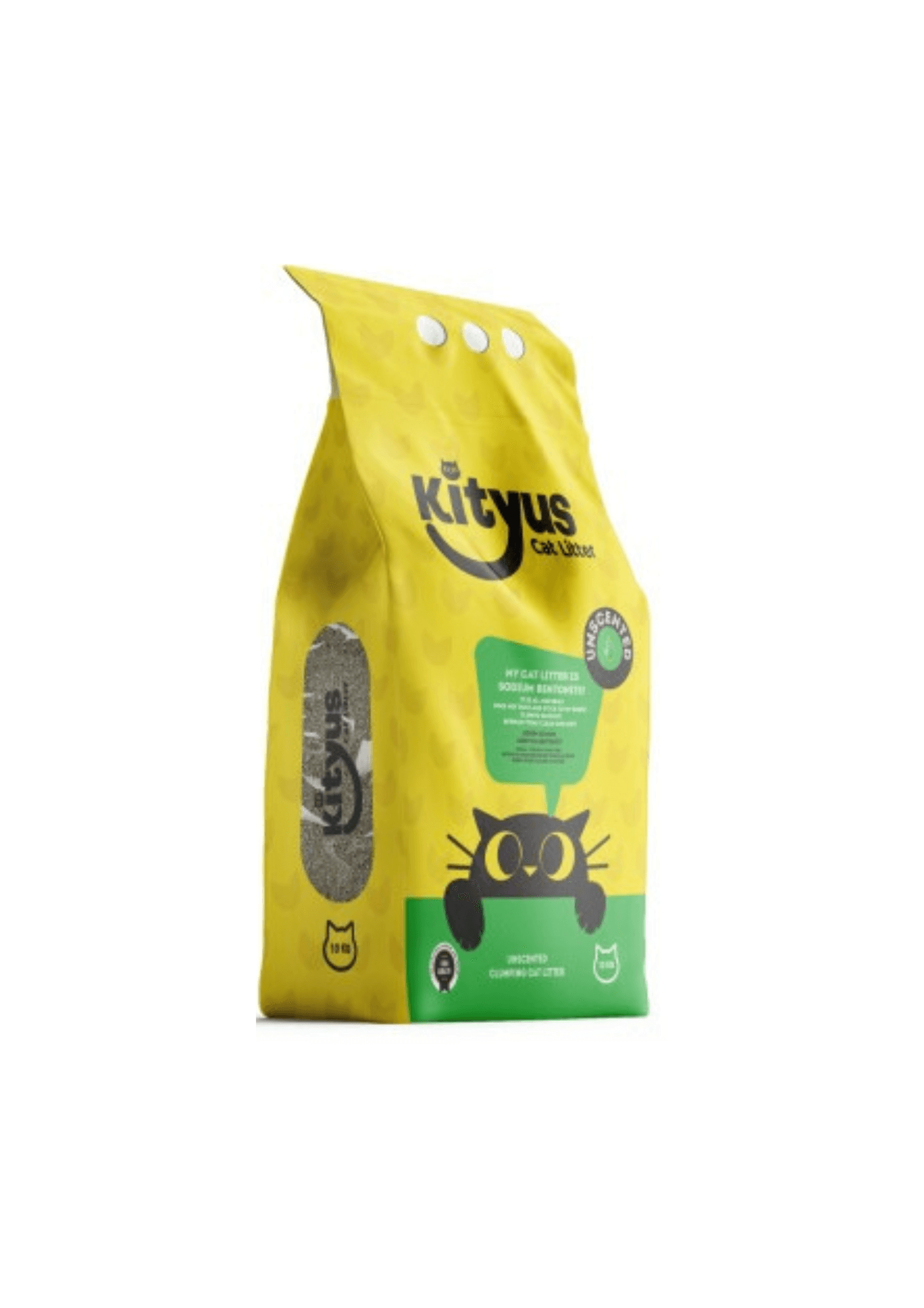 KITYUS Natura Green Kokusuz  Sodyum Bentonit Kedi Kumu 10 Kg