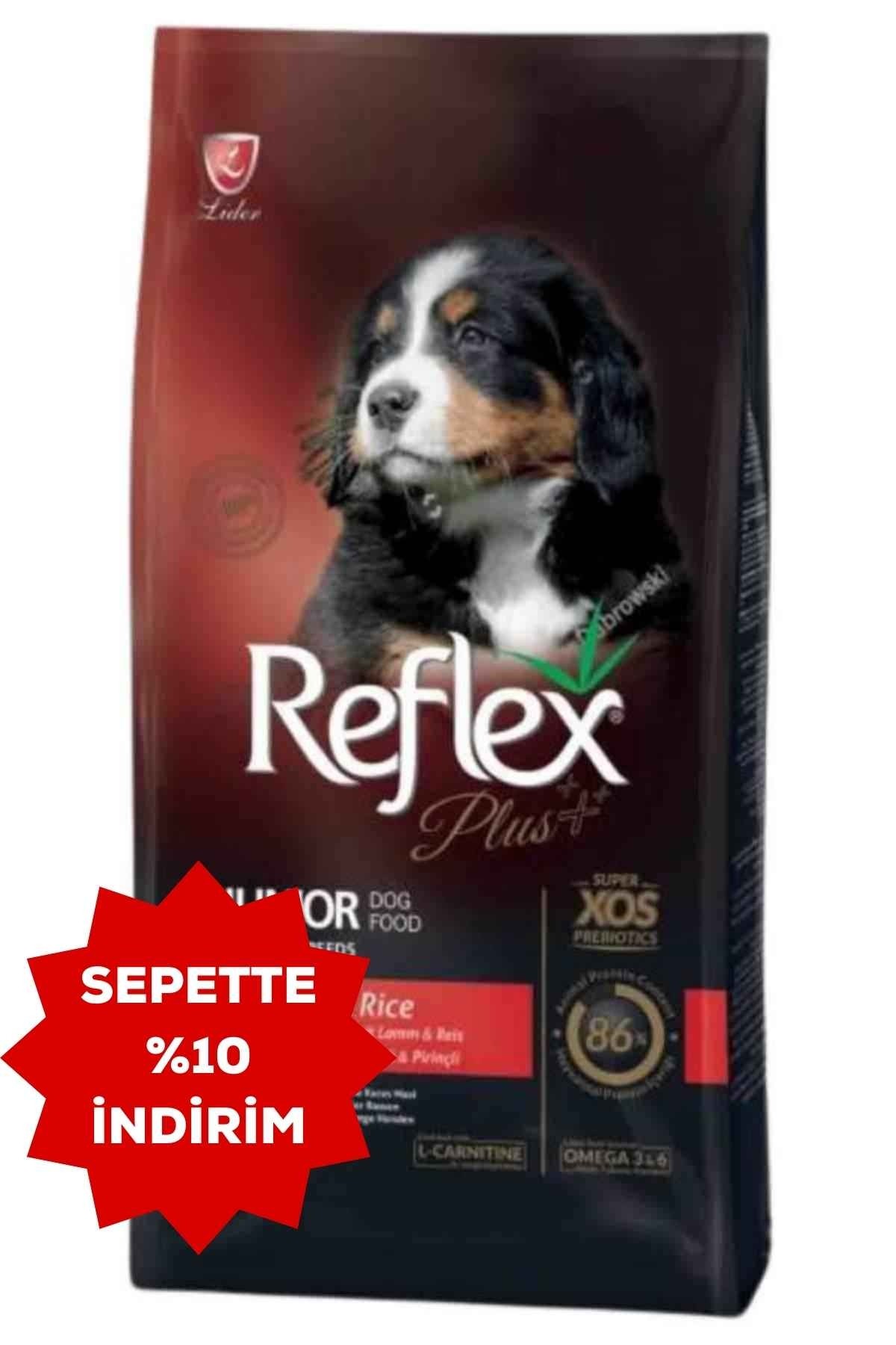 REFLEX Plus Kuzu Etli Orta ve Büyük Irk Yavru Köpek Maması 18 Kg