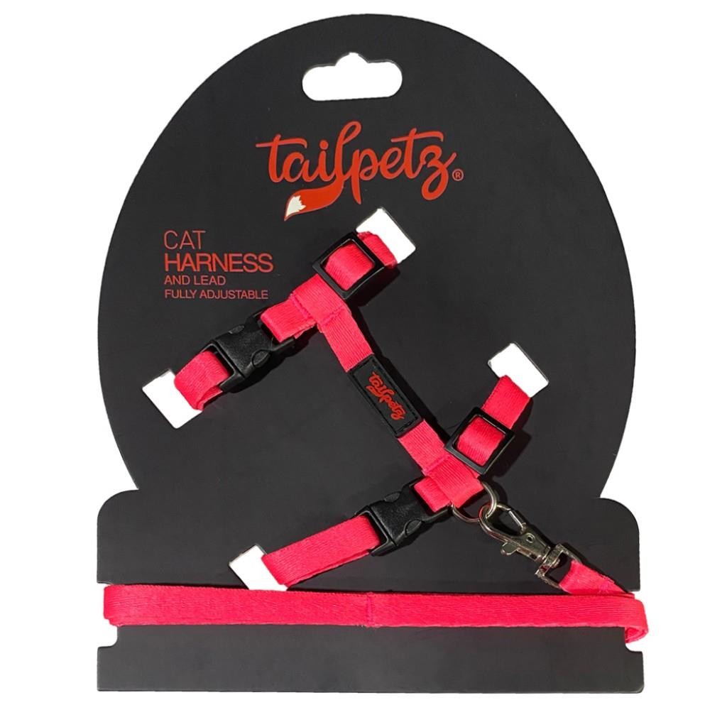 TAILPETZ Kedi Göğüs Tasması Pembe