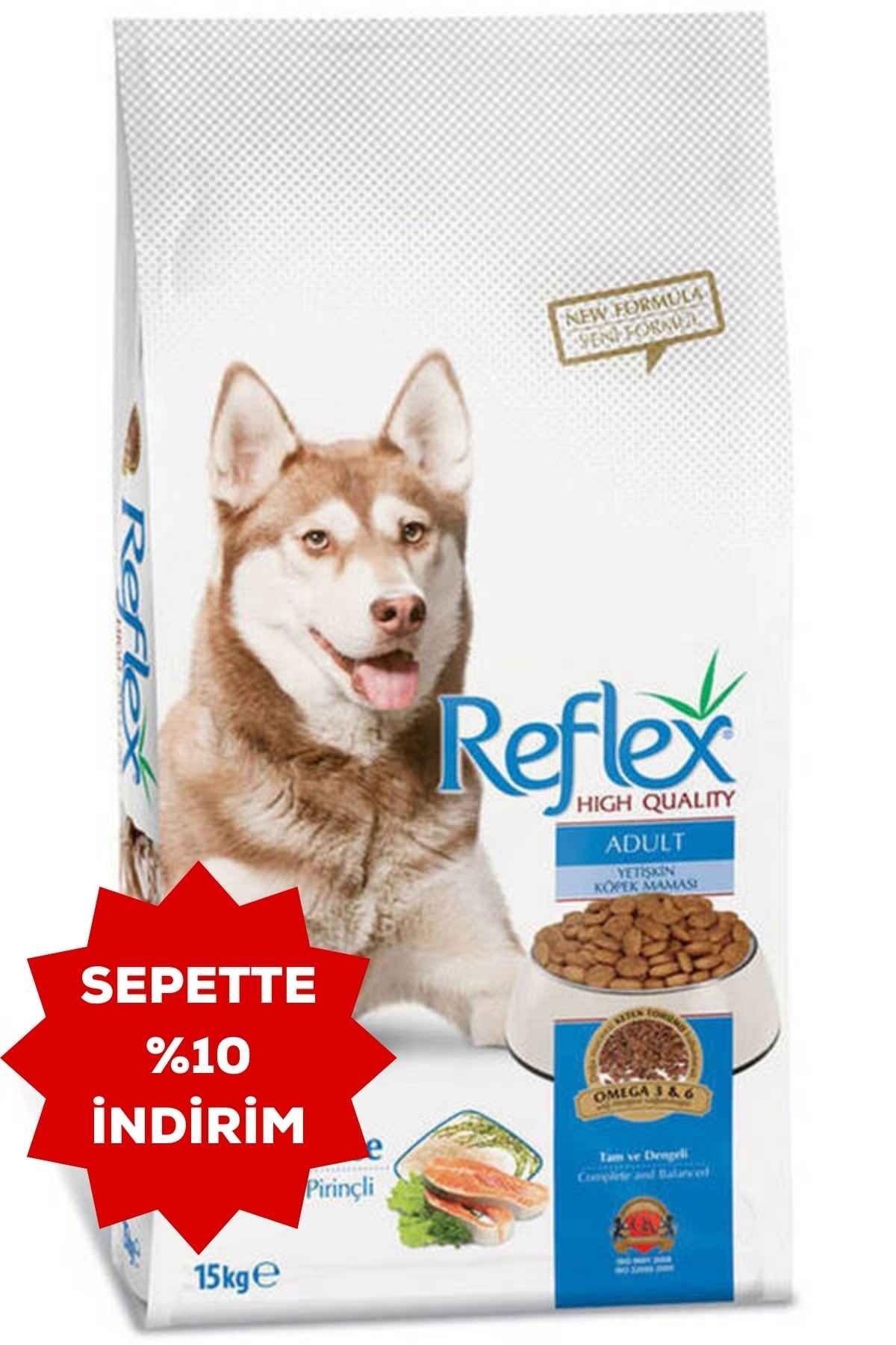 REFLEX Balıklı ve Pirinçli Yetişkin Köpek Maması 15 Kg