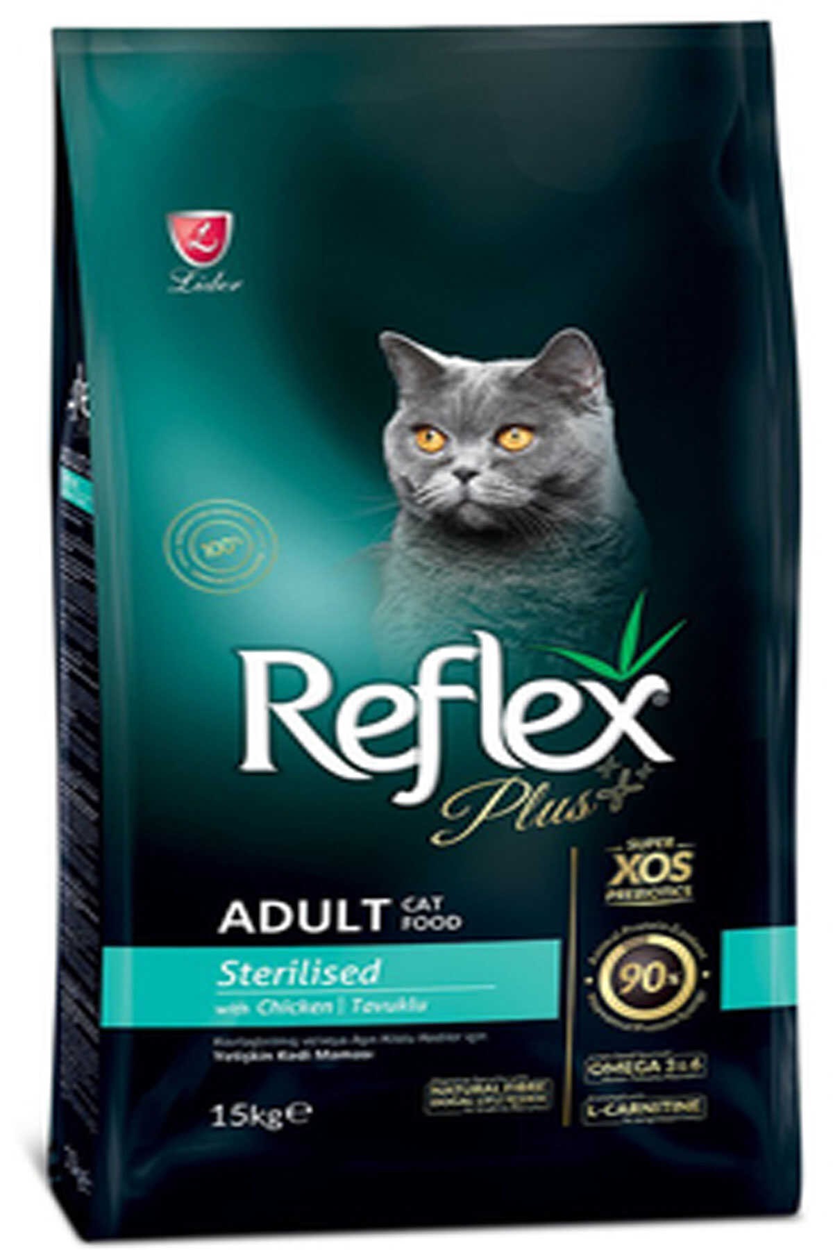 REFLEX Plus Tavuklu Kısırlaştırılmış Kedi Maması 15 kg