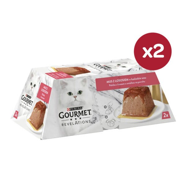 GOURMET Revelations Somonlu Kedi Konservesi 2x57 Gr