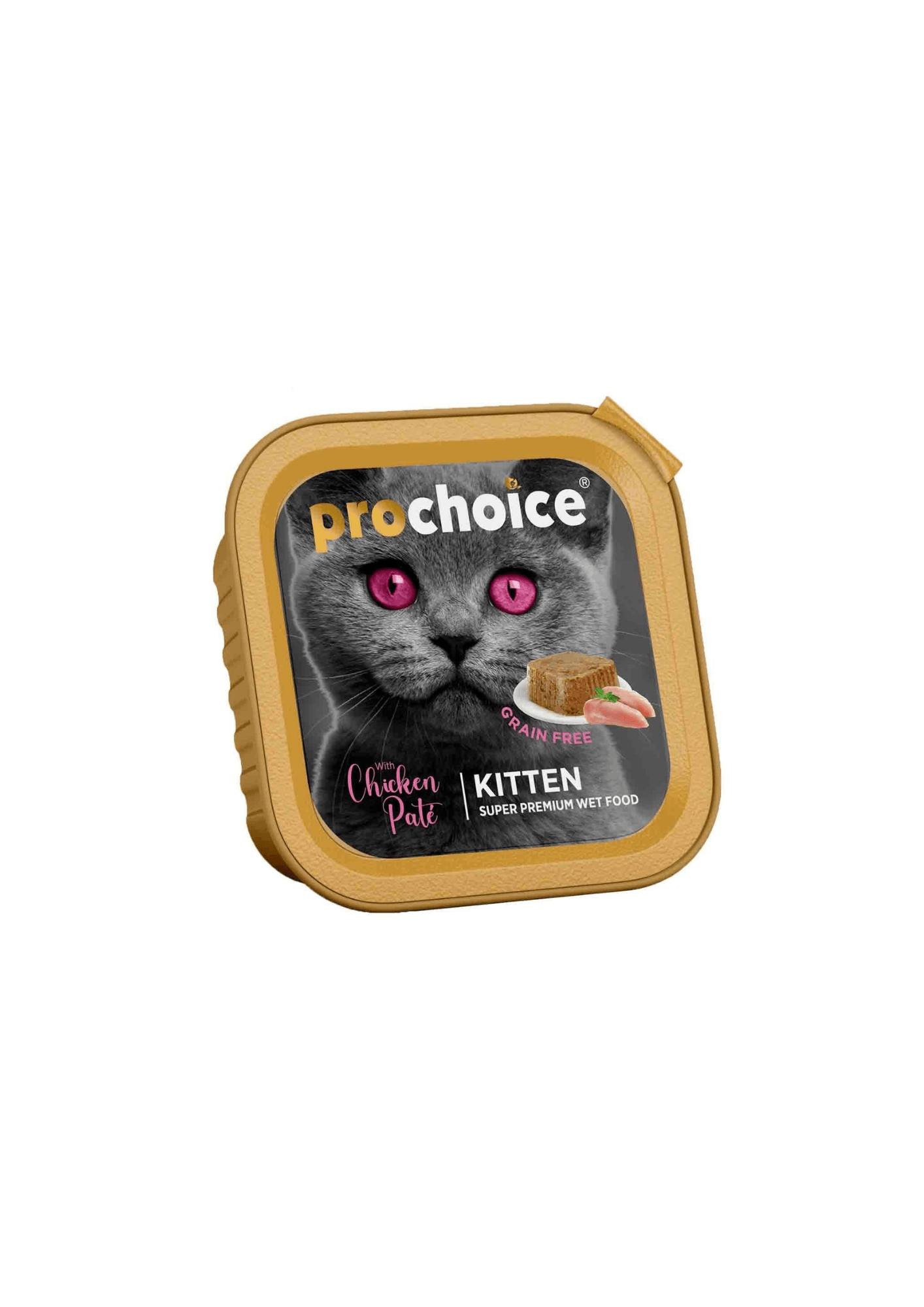 PRO CHOICE Tahılsız Tavuklu Kıyılmış Yavru Kedi Konservesi 100 Gr