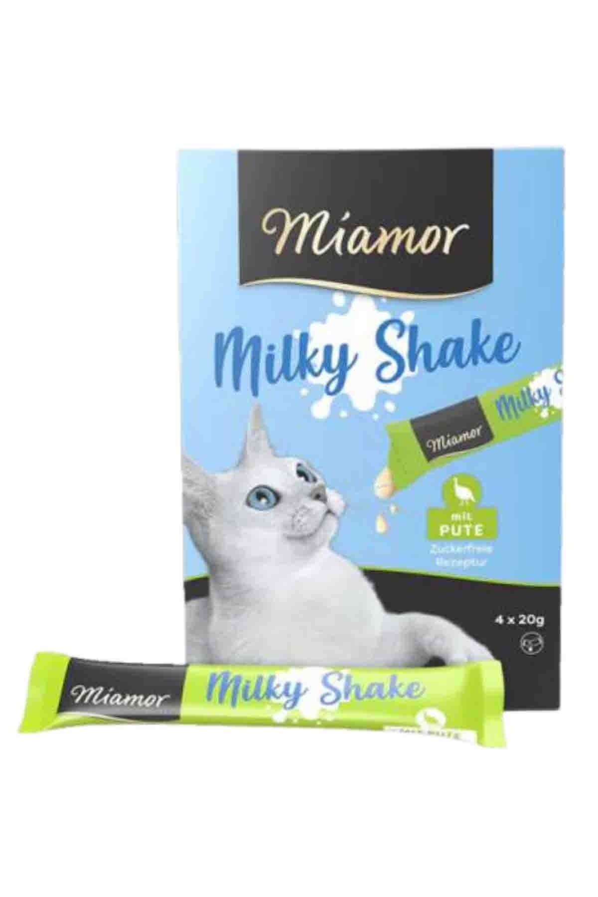 Miamor Milky Shake Hindili Sıvı Kedi Ödül Maması 4x20 gr.
