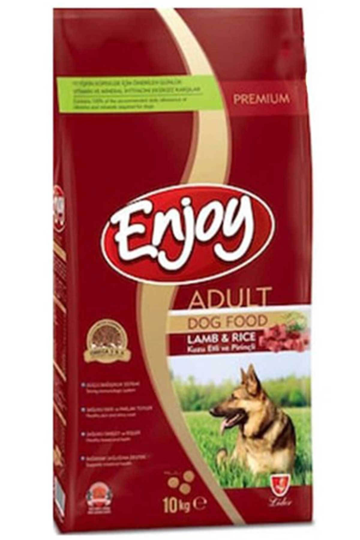ENJOY Kuzulu Pirinçli Yetişkin Köpek Maması 10 Kg