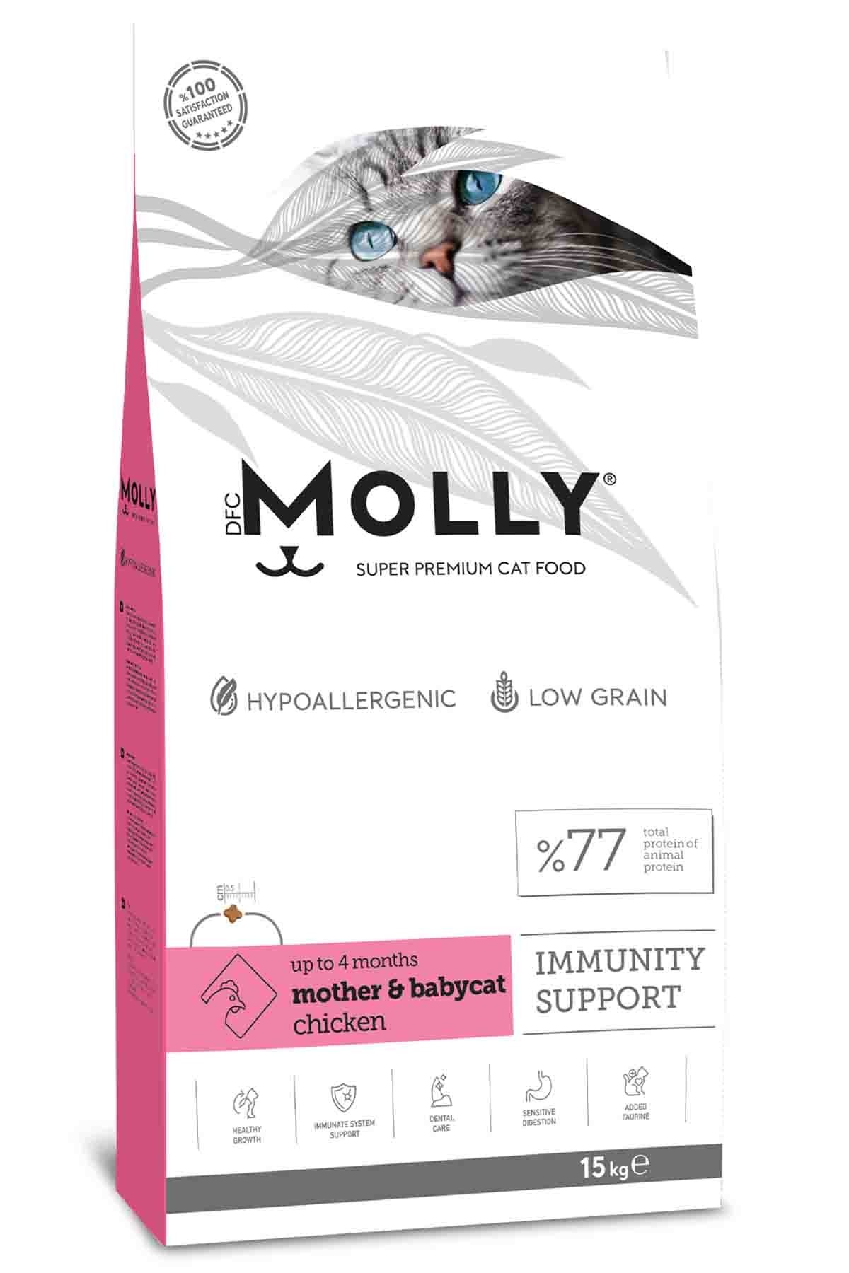 MOLLY Tavuklu Mother & Baby Yavru Kedi Maması 15 Kg