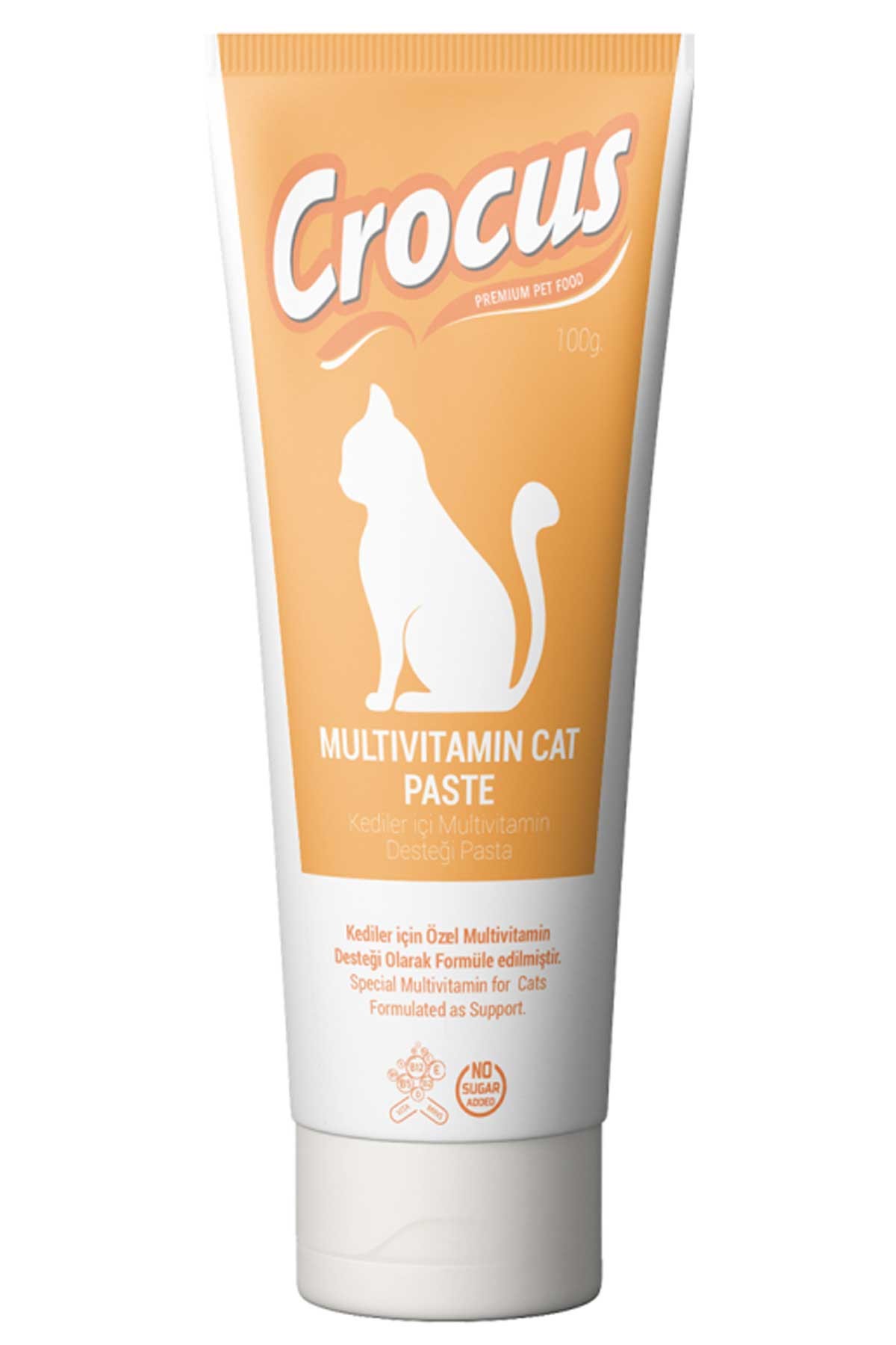 CROCUS Multivitamin Malt Kedi Macunu 100 Gr