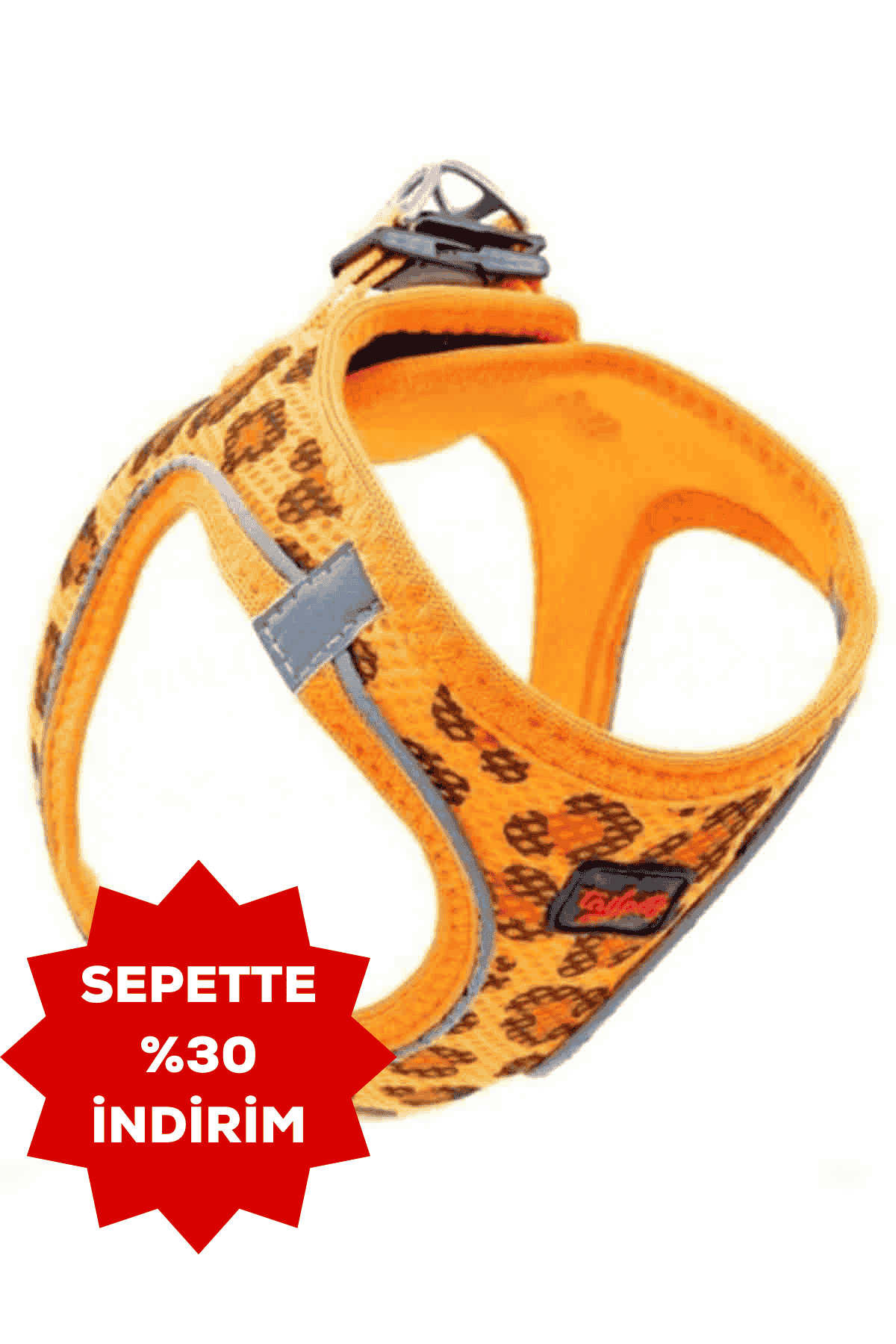 TAILPETZ Air Mesh Harness Köpek Göğüs Tasması Leopard 3XS