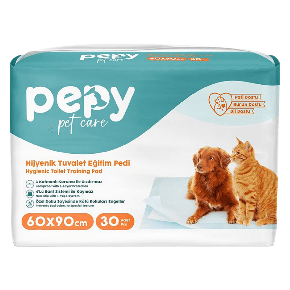 PEPY YAPIŞKANLI ÇİŞ PEDİ 60*90 30 LU
