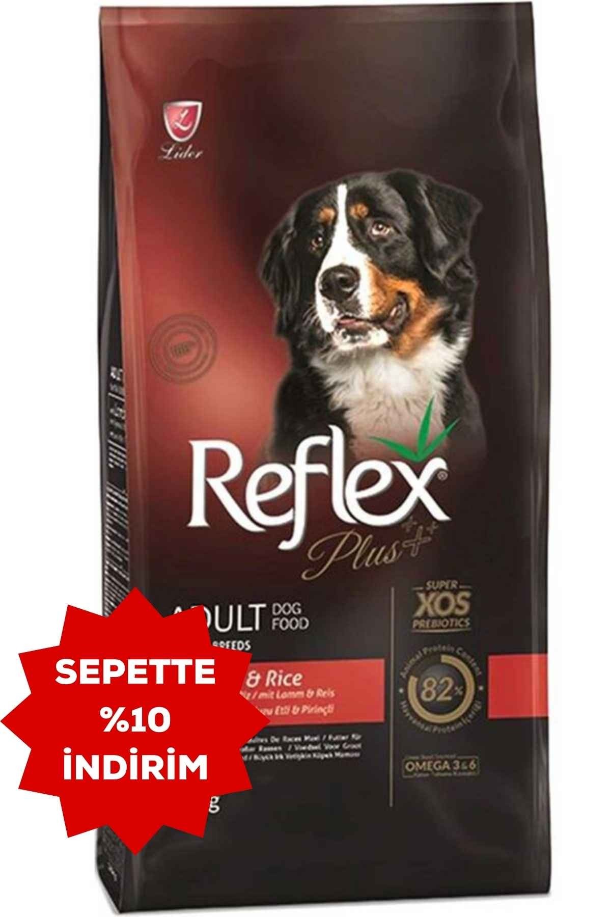 REFLEX Plus Kuzulu Orta ve Büyük Irk Yetişkin Köpek Maması 18 Kg