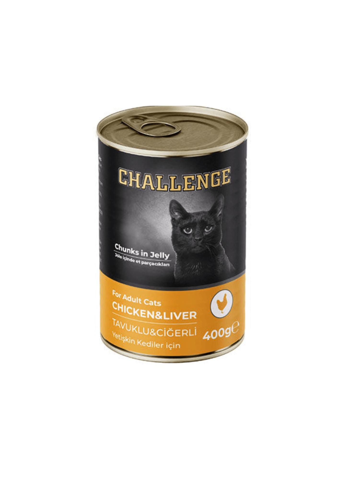 CHALLENGE Tavuklu Ciğerli Kedi Konservesi 400 Gr