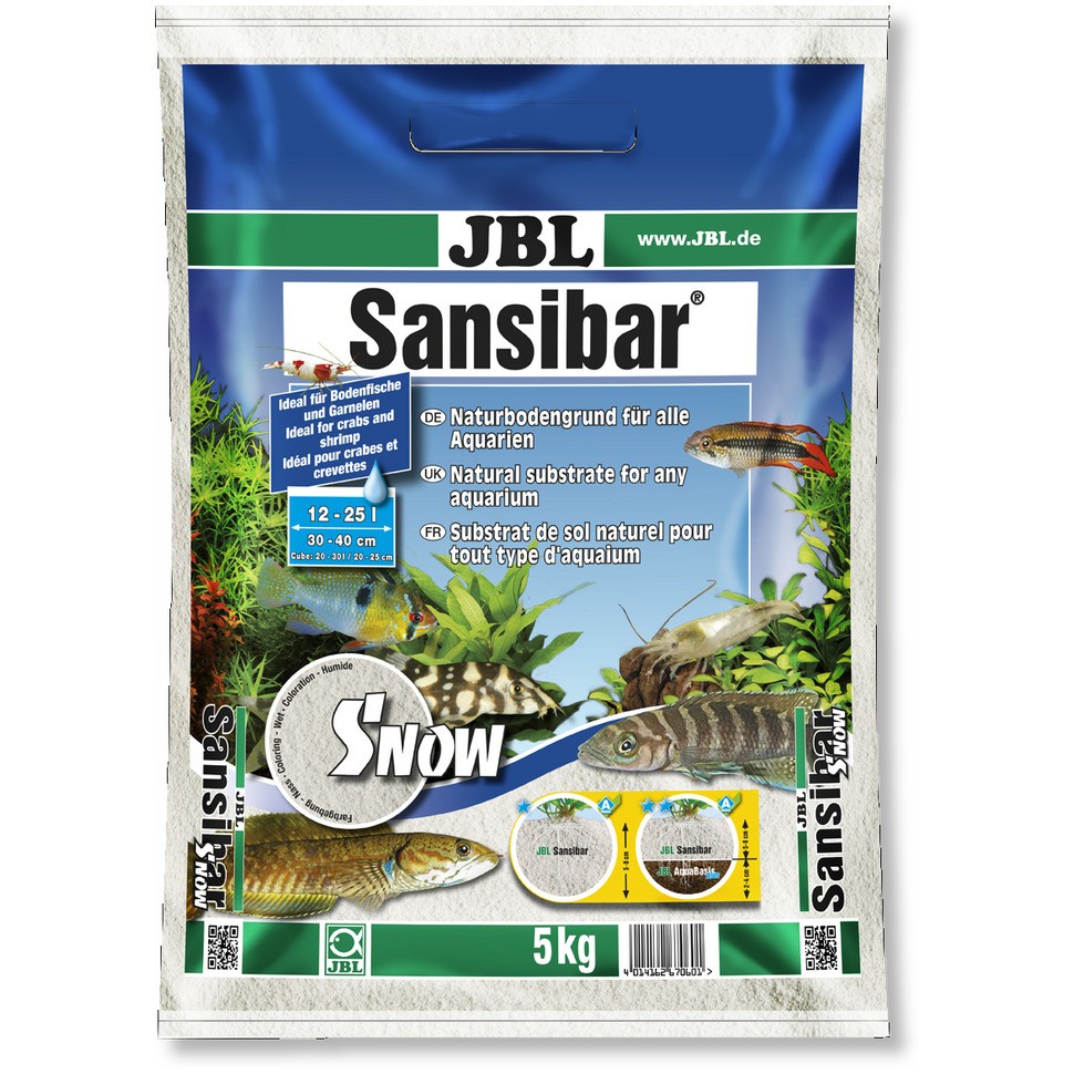JBL SANSİBAR KAR BEYAZI 5 Kg KUM