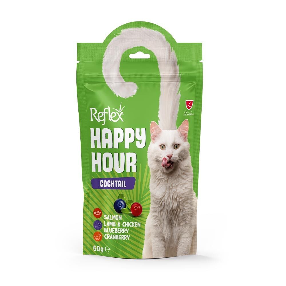 REFLEX Happy Hour Kokteyl Kedi Ödül Maması 60gr