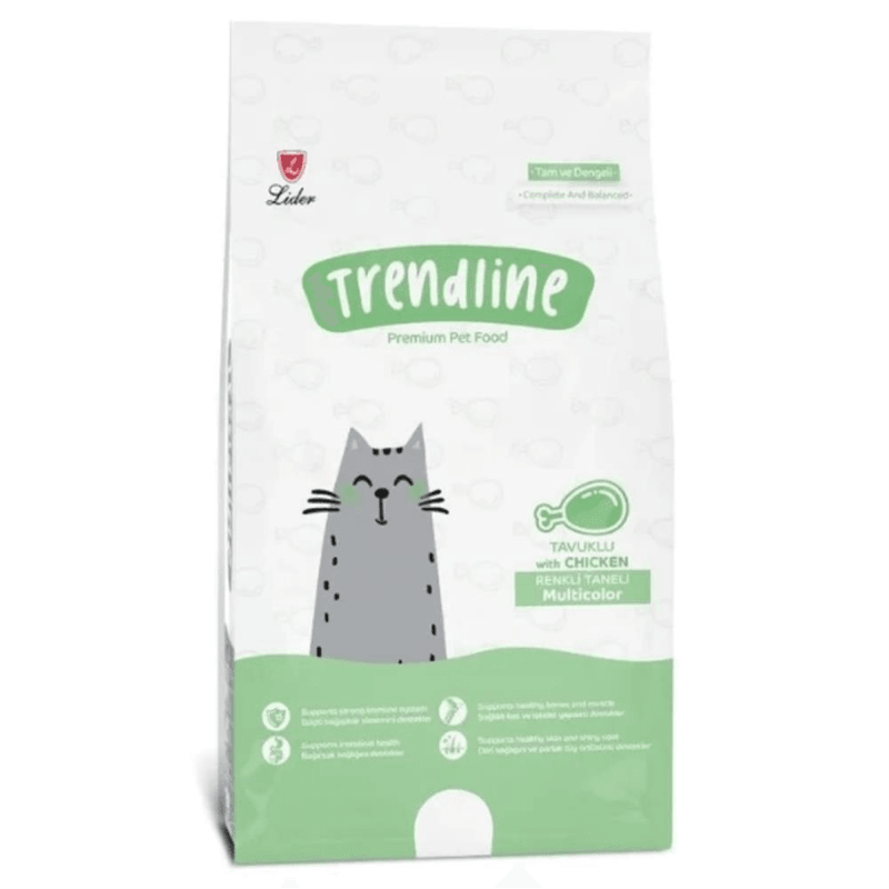 TRENDLINE Multicolor Yetişkin Kedi Maması 15 KG