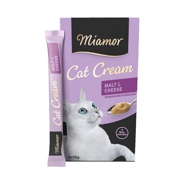 MIAMOR CREAM MALT-PEYNİR Kedi ÖDÜLÜ 6X15 G