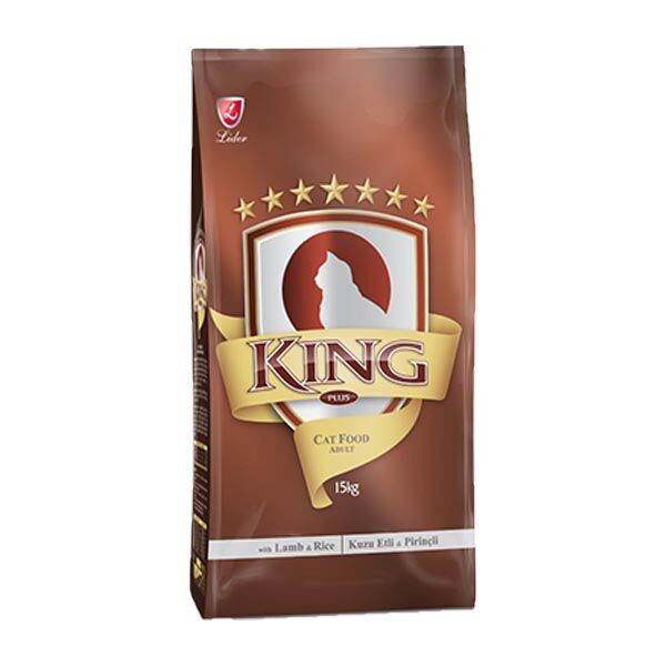 KING Etli ve Pirinçli Yetişkin Kedi Maması 15 Kg