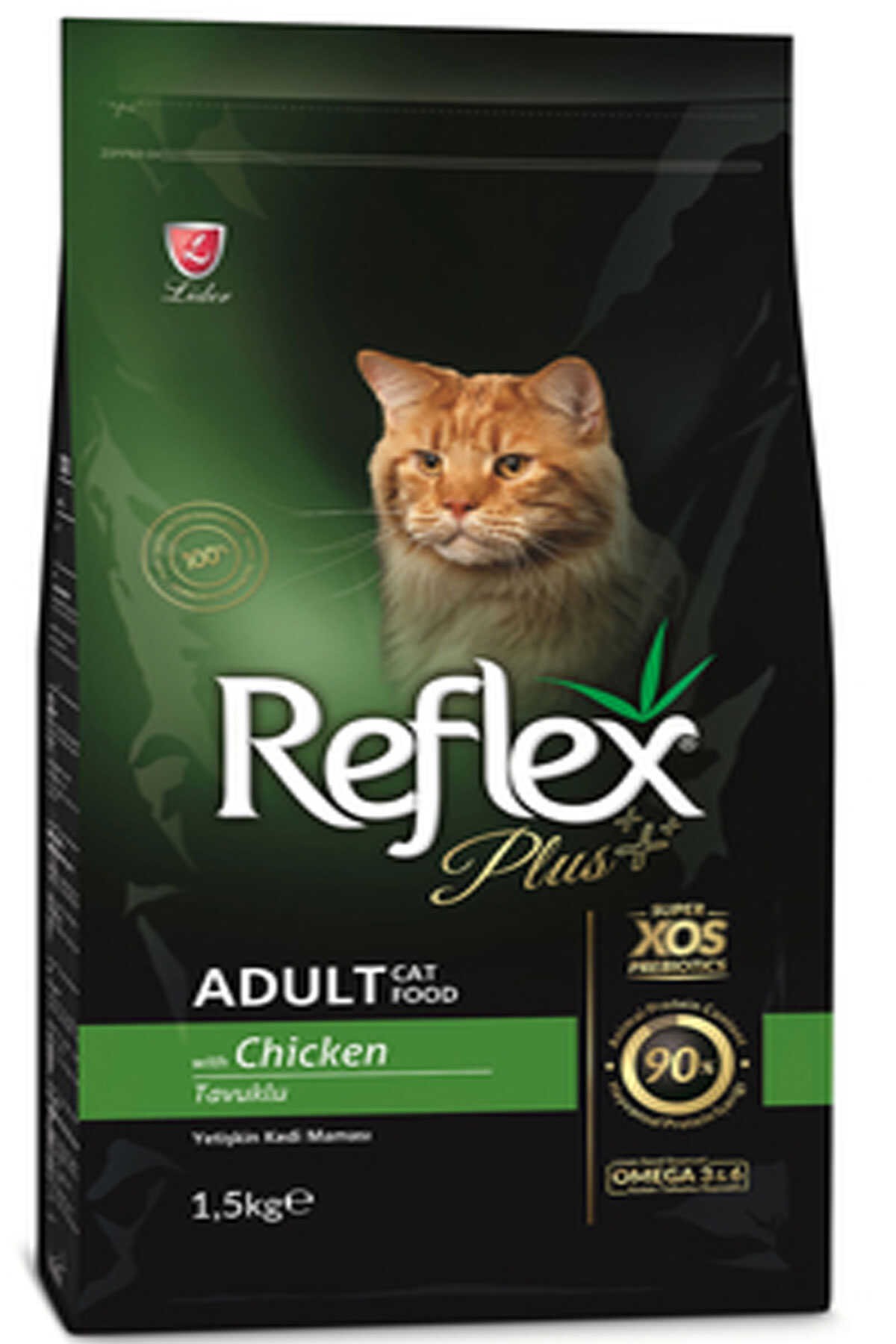 REFLEX Plus Tavuklu Yetişkin Kedi Maması 1,5 KG