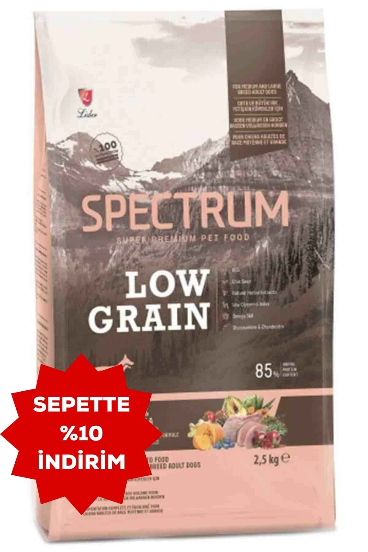 SPECTRUM Az Tahıllı Tavşan ve Balkabaklı Orta & Büyük Irk Yetişkin Köpek Maması 2,5 Kg