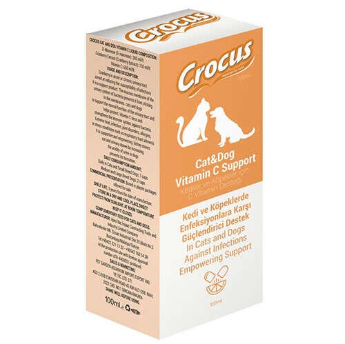 CROCUS Kedi Köpek VİTAMİN C DESTEK 100ML