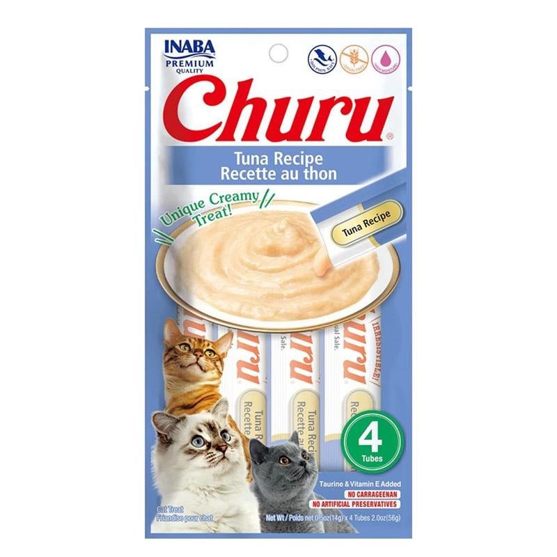 CIAO CHURU Cream Ton Balıklı Kedi Ödül Kreması 4 x14 Gr