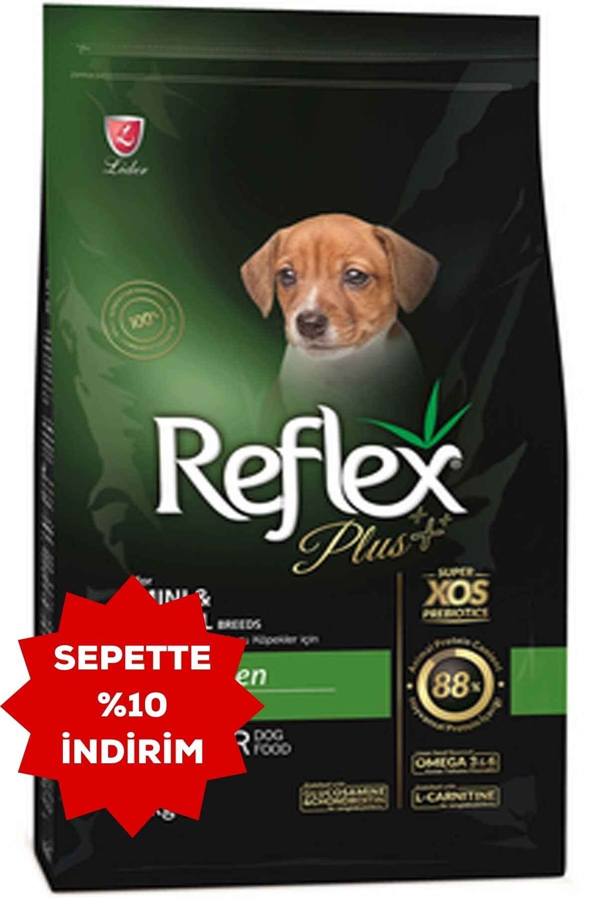 REFLEX Plus Tavuklu Küçük&Mini Irk Yavru Köpek Maması 3 KG