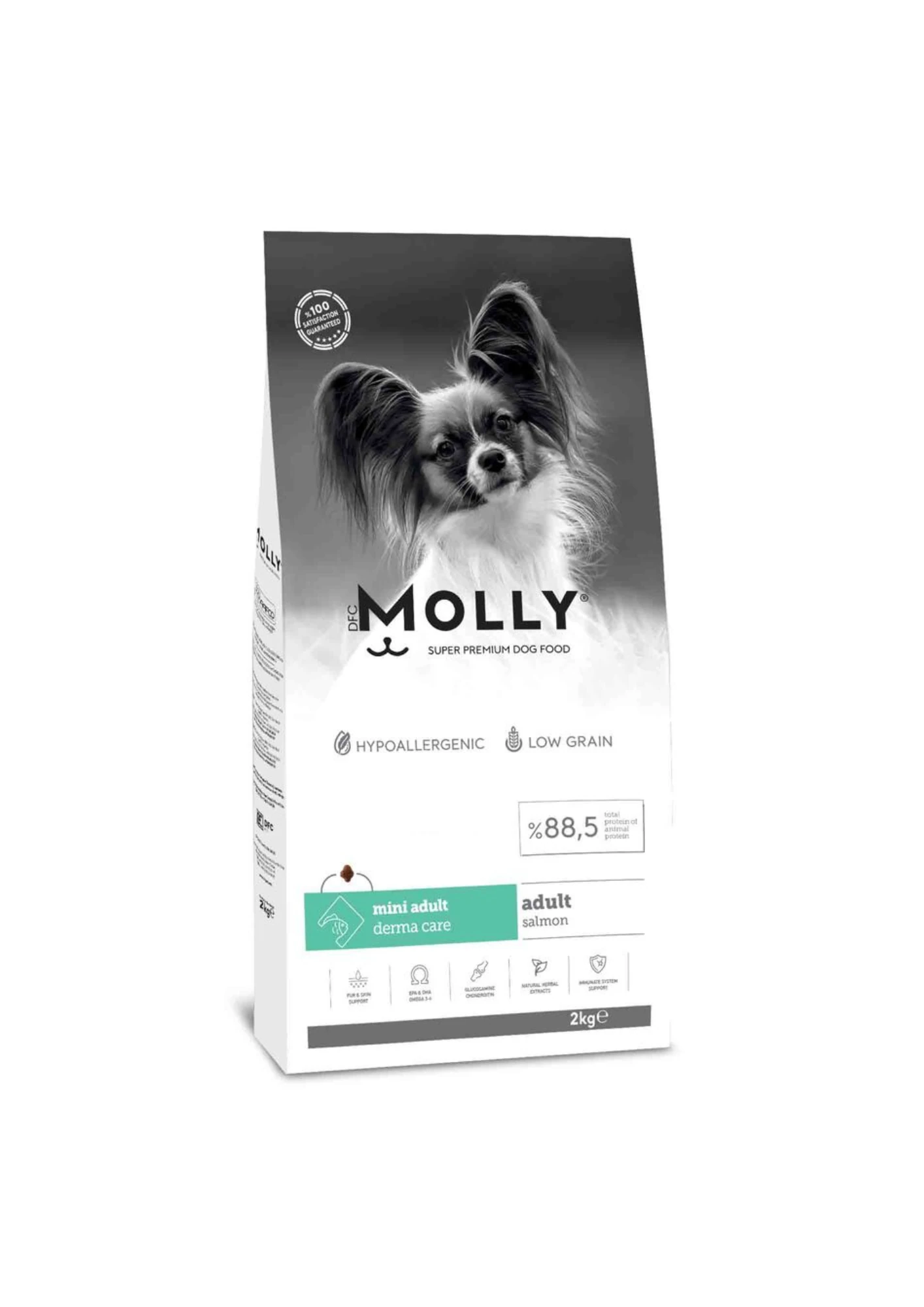 MOLLY Somonlu Mini Küçük Irk Yetişkin Köpek Maması 2 Kg