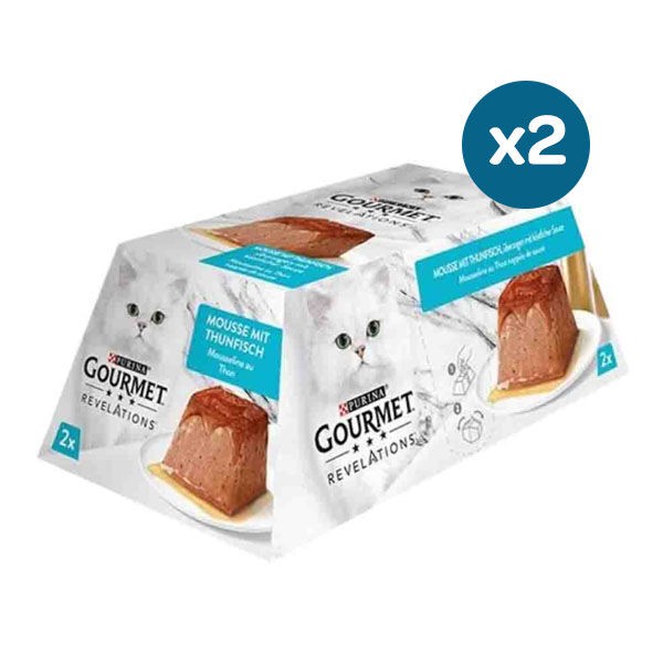 GOURMET Revelations Ton Balıklı Kedi Konservesi 2x57 Gr
