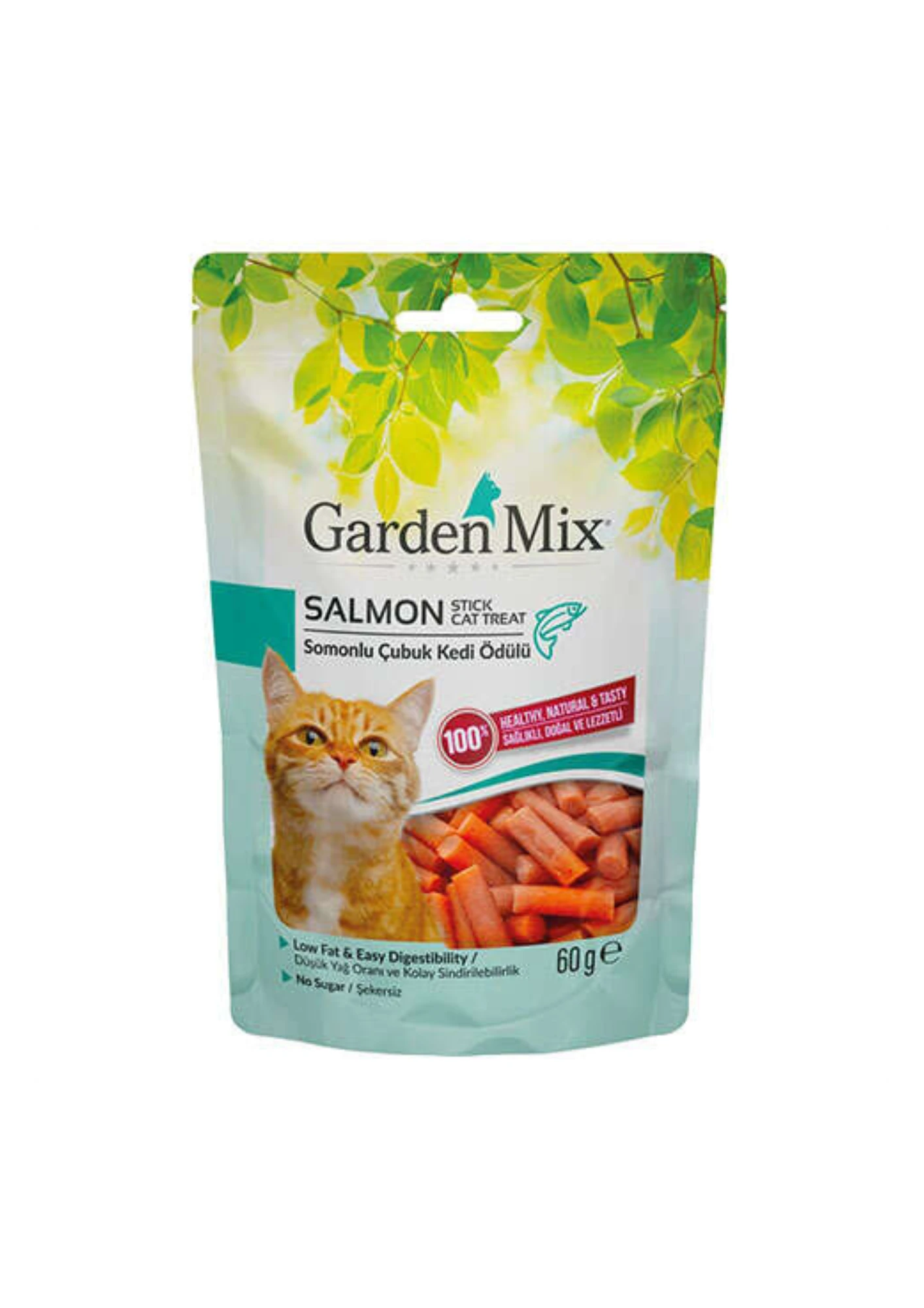 GARDEN MIX Somonlu Stick Kedi Ödülü 60 GR