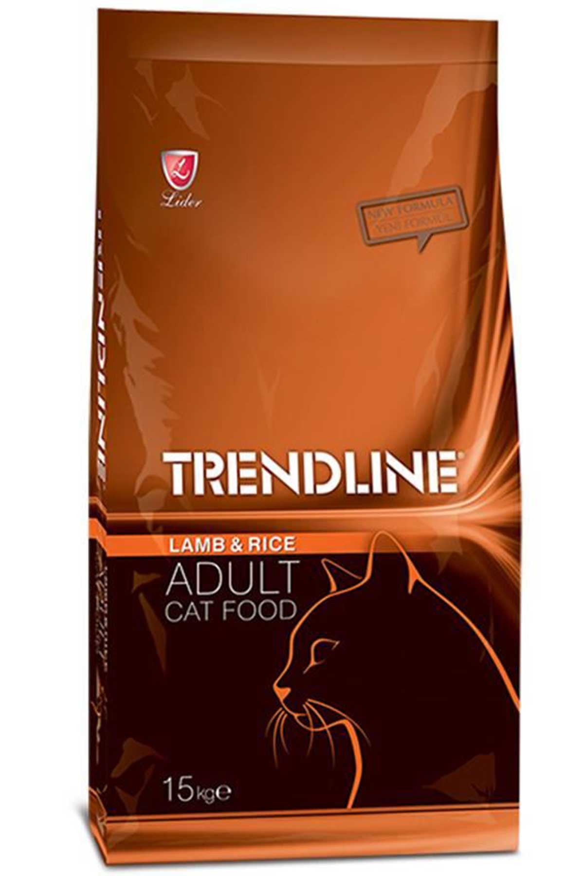 TRENDLINE Kuzu Etli Pirinçli Yetişkin Kedi Maması 15 KG