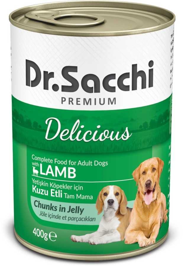 DR.SACCHI KONSERVE KÖPEK KUZU ETLİ 400GR
