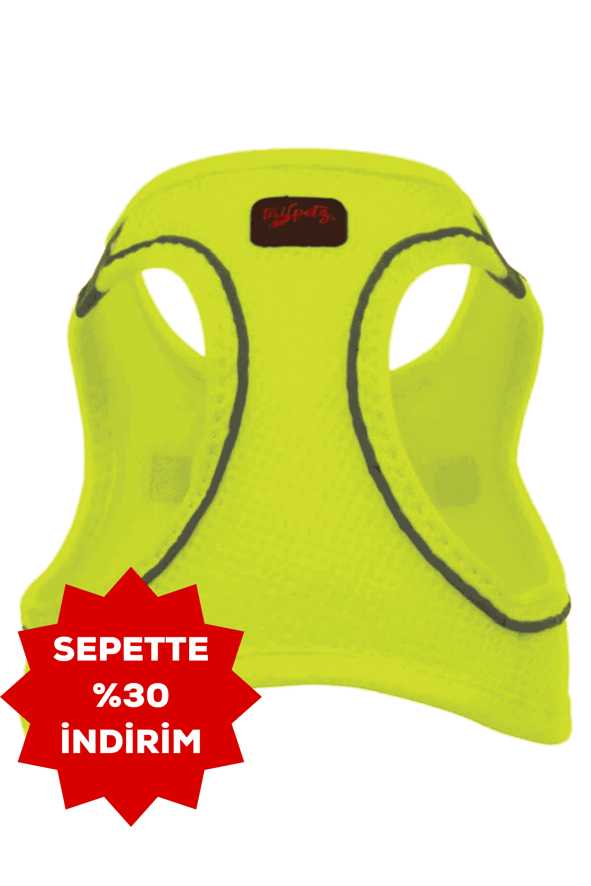 TAILPETZ Air-Mesh Göğüs Tasmasi Lime XL