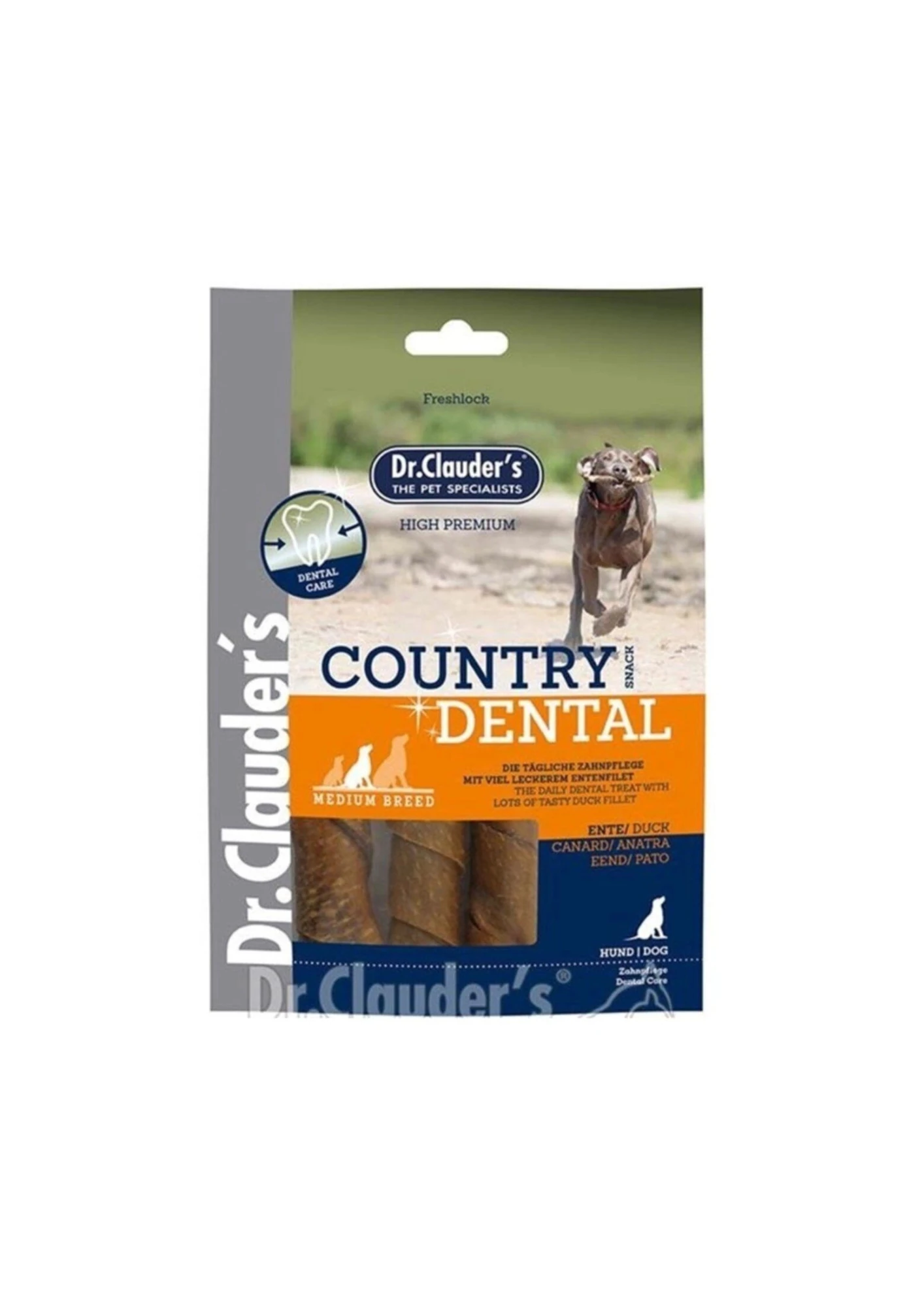 DR.CLAUDER'S Country Dental Ördekli Köpek Ödülü 120 Gr