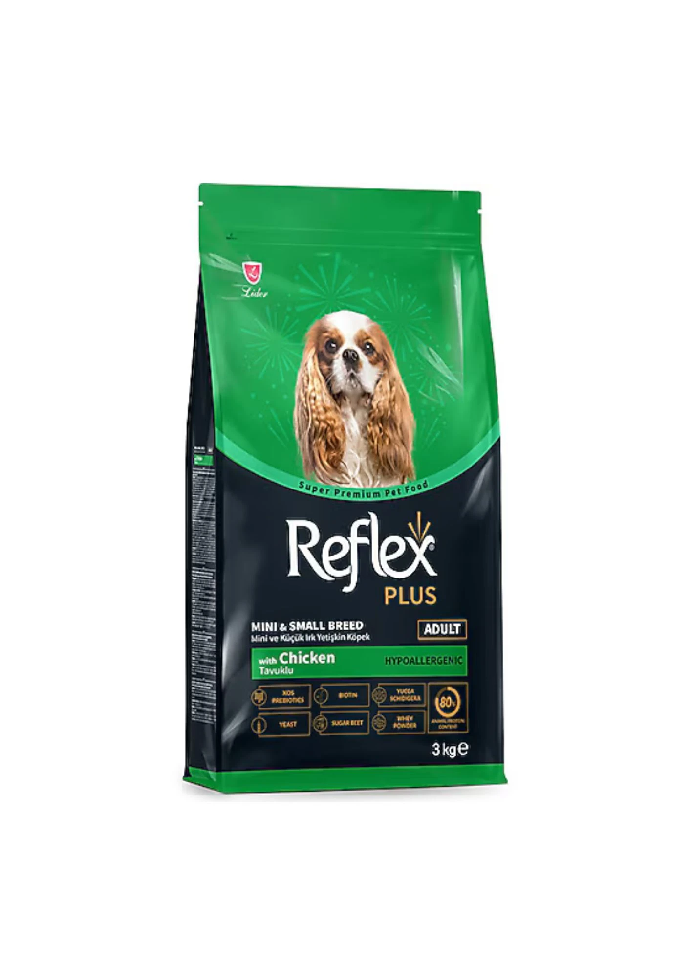 REFLEX Plus Tavuklu Küçük&Mini Irk Köpek Maması 3 KG