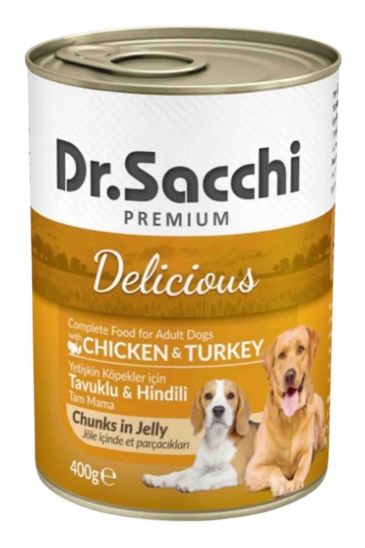 DR.SACCHI KONSERVE KÖPEK TAVUK HİNDİ 400GR