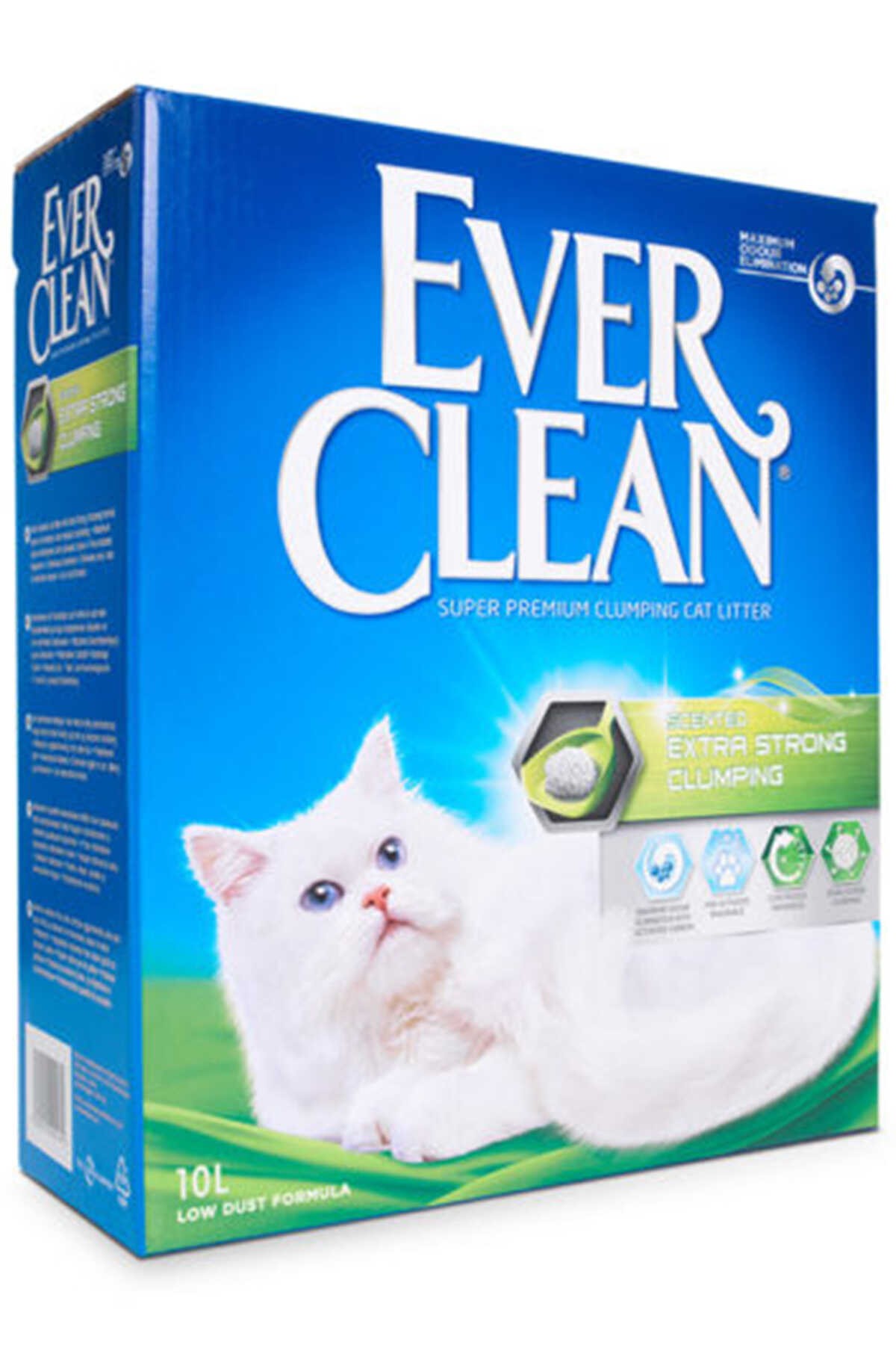 EVER CLEAN Strong Scented Ekstra Güçlü Kokulu Kedi Kumu 10 LT
