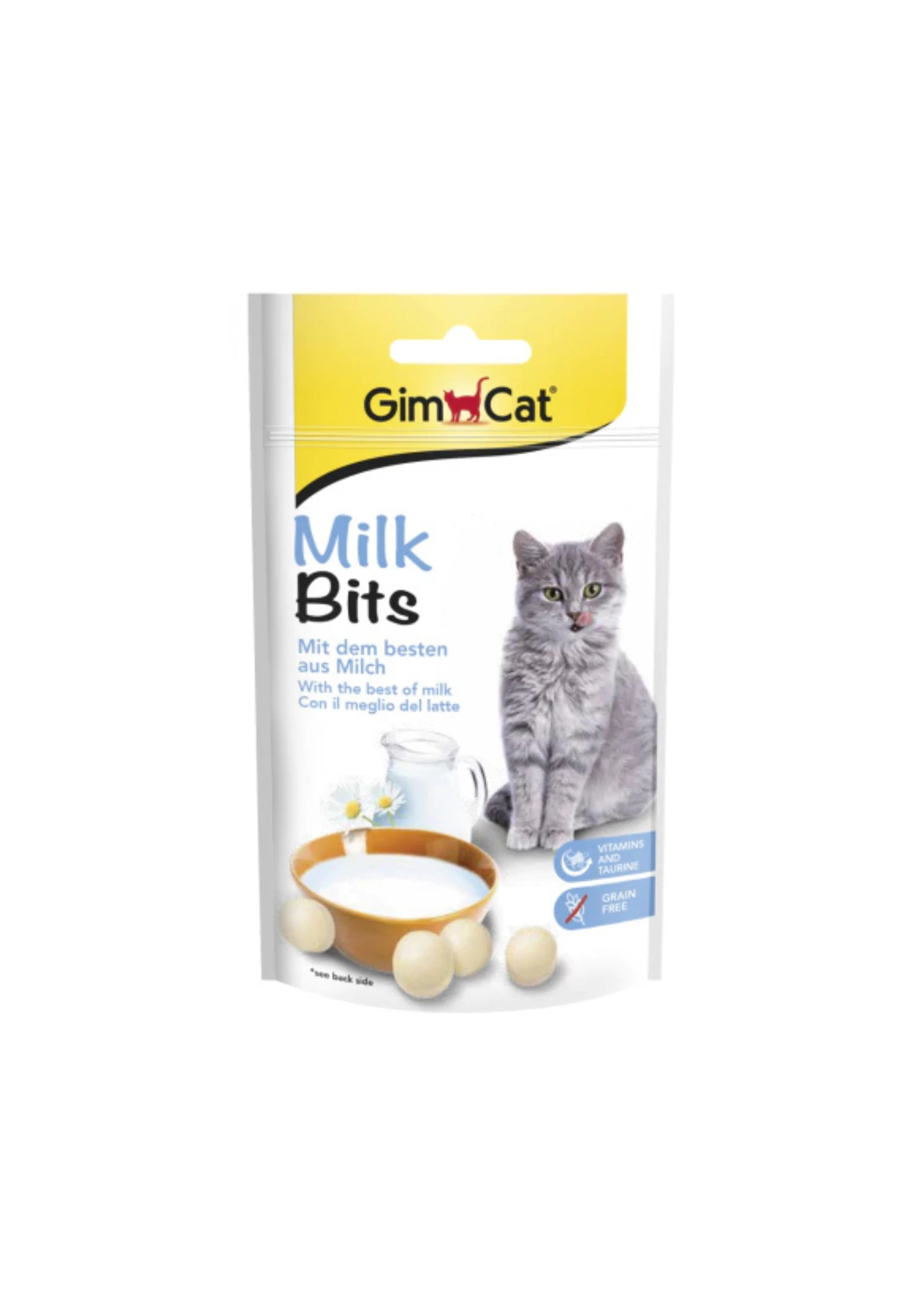 GIMCAT Milk Bits Sütlü Taurinli Kedi Ödül Tableti 40 Gr