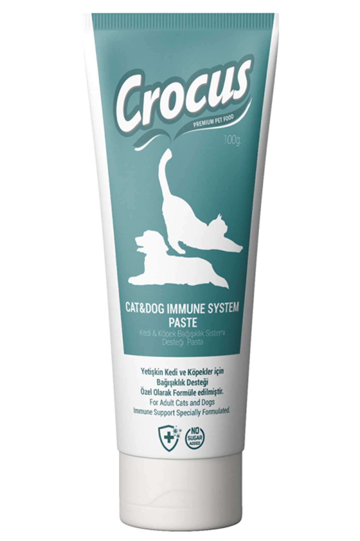 CROCUS Immune Kedi Köpek Bağışıklık Sistemi Güçlendirici Macun 100 Gr