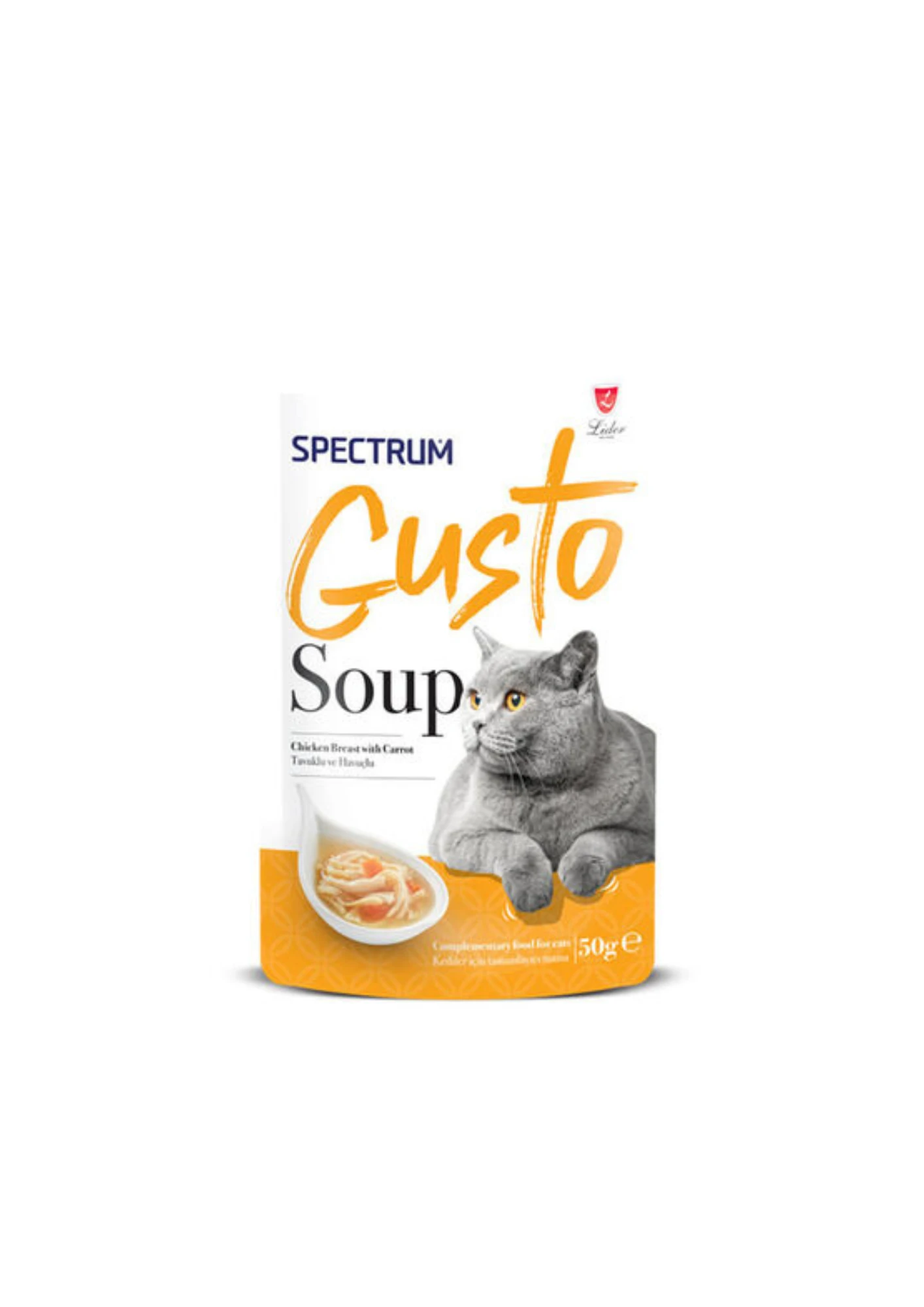 SPECTRUM Gusto Tavulu ve Havuçlu Kedi Çorba 50Gr