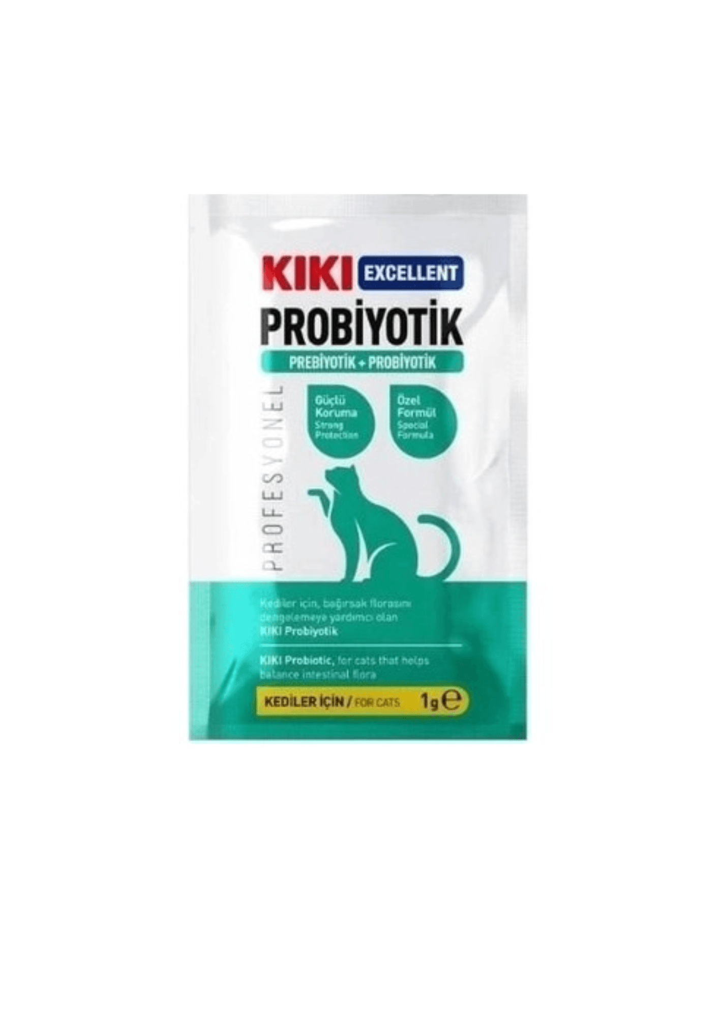 KIKI EXCELLENT Kedi Probiyotik + Prebiyotik Saşe 1 Gr