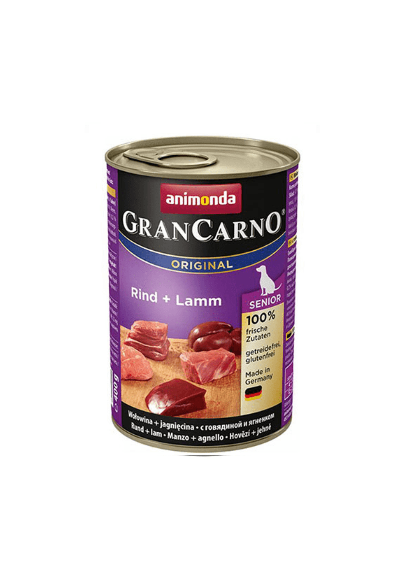 ANIMONDA Gran Carno Sığır Etli ve Kuzu Etli Yaşlı Köpek Konservesi 400gr