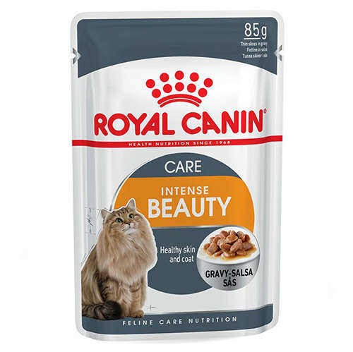 ROYAL CANIN Intense Beauty Hair & Skin Gravy Yetişkin Kedi Konservesi 85 Gr
