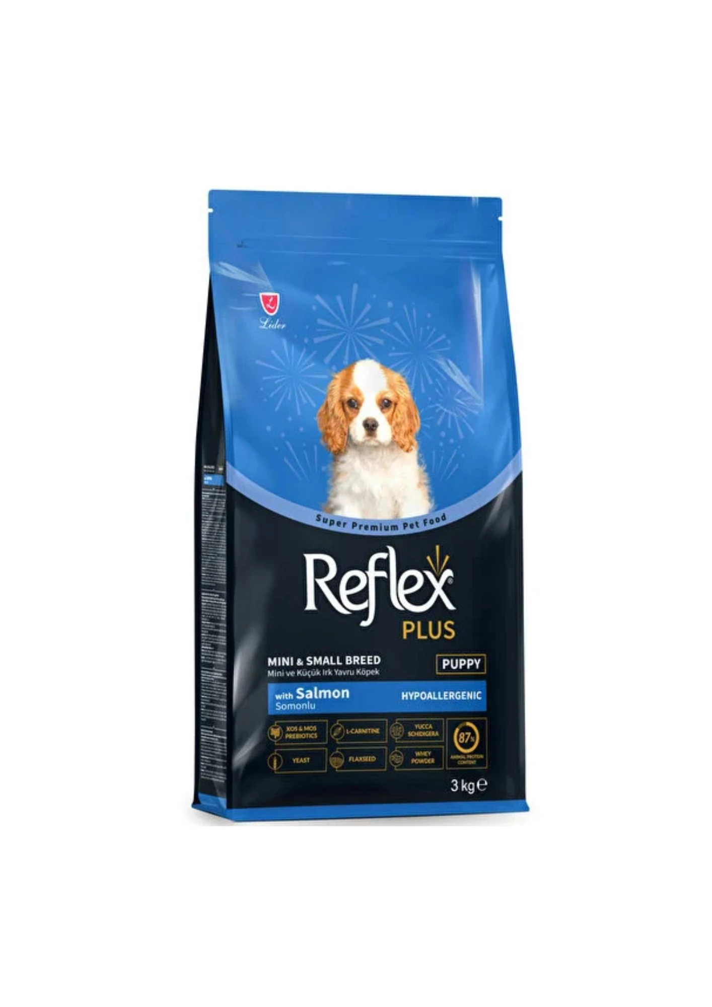 REFLEX PLUS Somonlu Mini ve Küçük Irk Yavru Köpek Maması 3 Kg