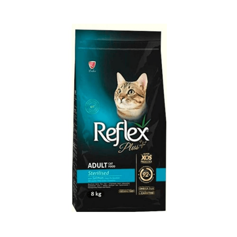 REFLEX Plus Kısırlaştırılmış Somonlu Kedi Maması 8 KG