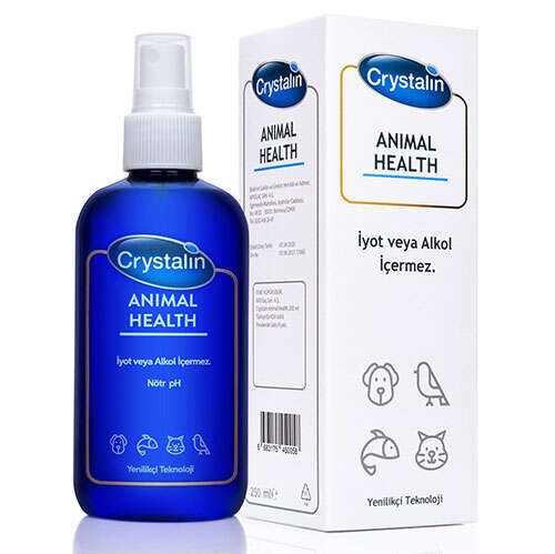 CRYSTALIN Animal Health Köpek Ve Kediler Için Göz Kulak Ağız Bakım Solüsyonu 250 Ml